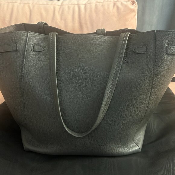 Celine - SMALL CABAS PHANTOM IN SOFT GRAINED CALFSKIN - Slate Gray - Picture 7 of 10